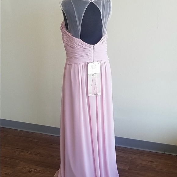Jasmine B2 Misty Pink Bridesmaid Dress - Picture 3 of 4